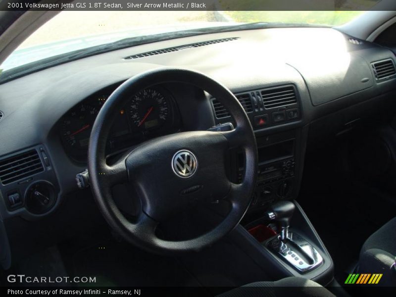 Silver Arrow Metallic / Black 2001 Volkswagen Jetta GLS 1.8T Sedan