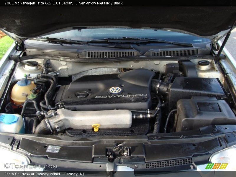 Silver Arrow Metallic / Black 2001 Volkswagen Jetta GLS 1.8T Sedan