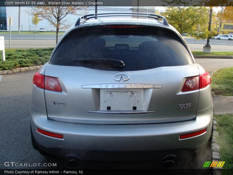 Brilliant Silver Metallic / Graphite 2005 Infiniti FX 35 AWD
