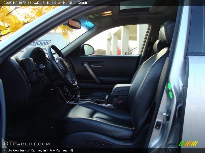 Brilliant Silver Metallic / Graphite 2005 Infiniti FX 35 AWD