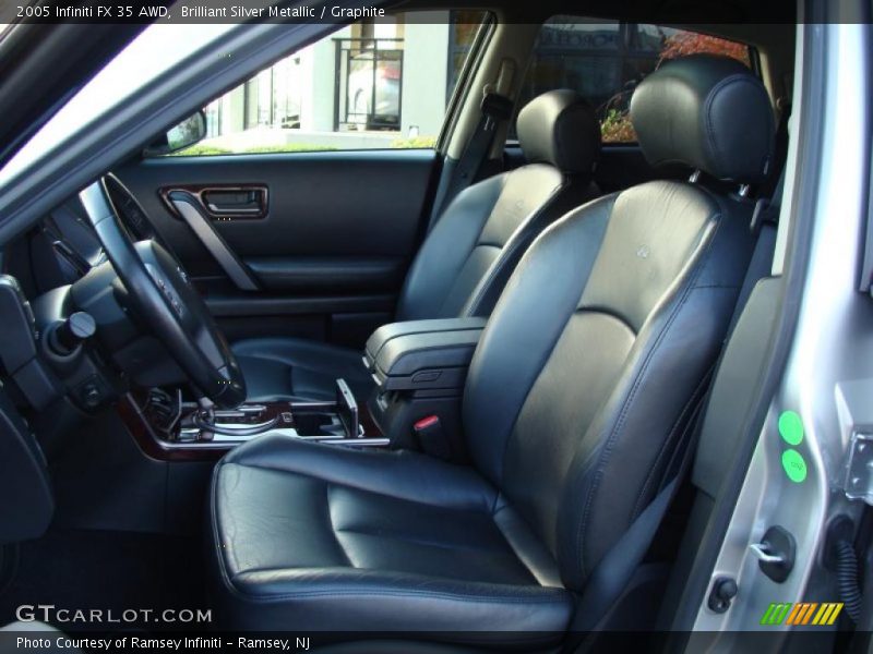 Brilliant Silver Metallic / Graphite 2005 Infiniti FX 35 AWD