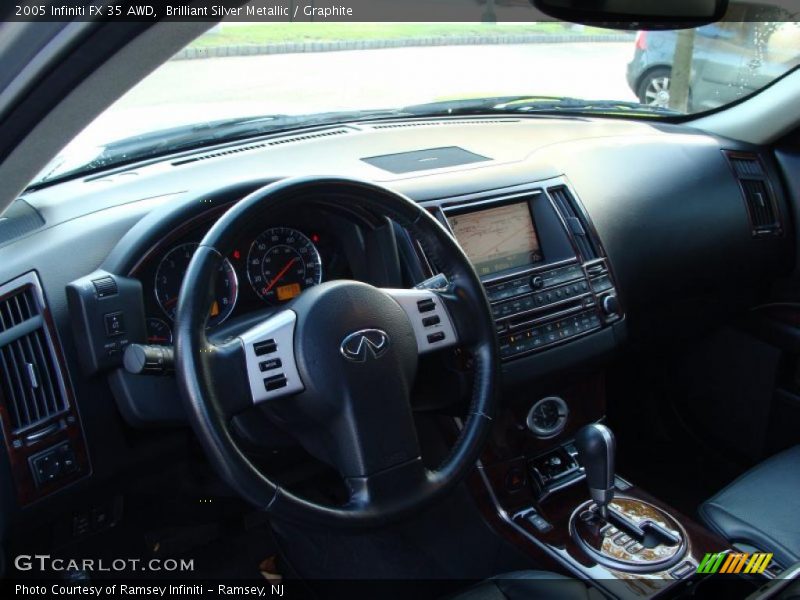 Brilliant Silver Metallic / Graphite 2005 Infiniti FX 35 AWD
