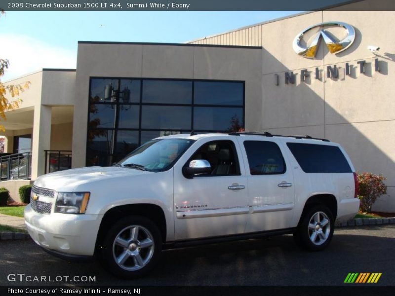 Summit White / Ebony 2008 Chevrolet Suburban 1500 LT 4x4