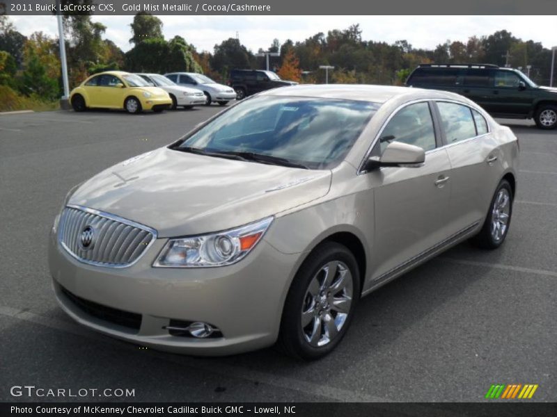 Gold Mist Metallic / Cocoa/Cashmere 2011 Buick LaCrosse CXS