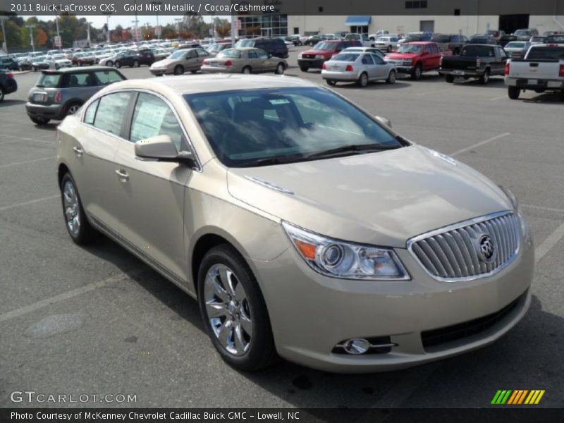 Gold Mist Metallic / Cocoa/Cashmere 2011 Buick LaCrosse CXS