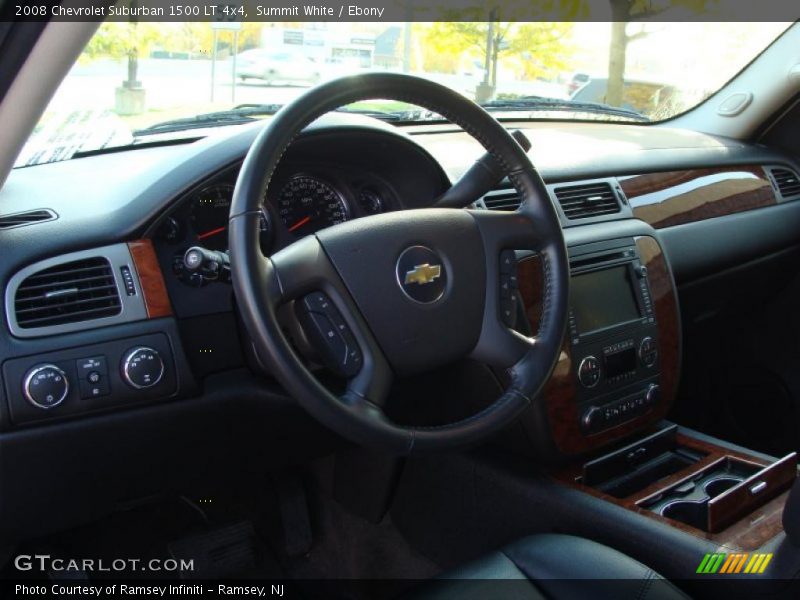 Summit White / Ebony 2008 Chevrolet Suburban 1500 LT 4x4