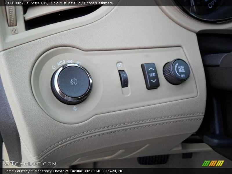 Controls of 2011 LaCrosse CXS