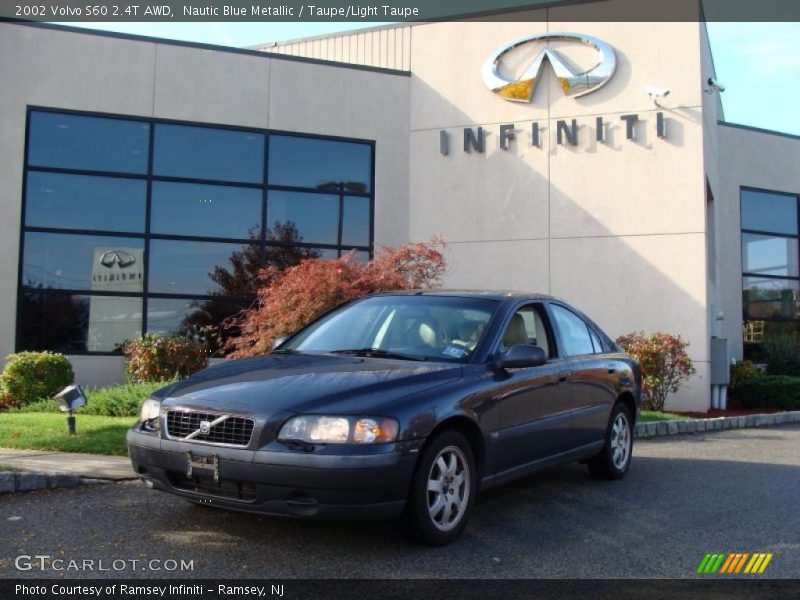 Nautic Blue Metallic / Taupe/Light Taupe 2002 Volvo S60 2.4T AWD