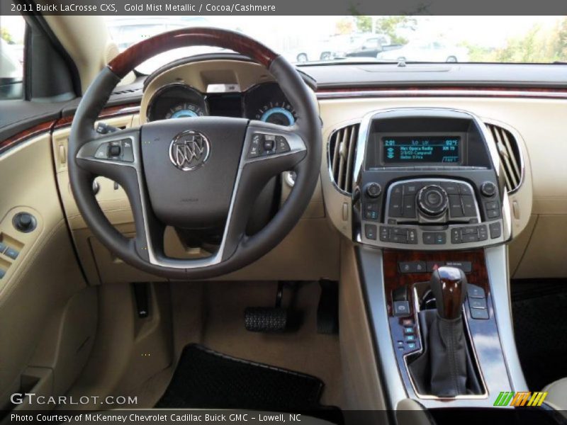 Dashboard of 2011 LaCrosse CXS