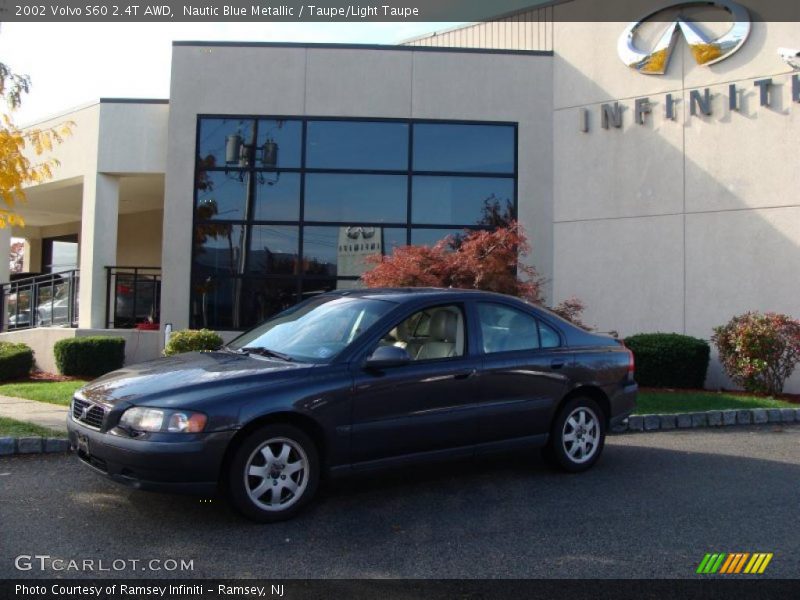 Nautic Blue Metallic / Taupe/Light Taupe 2002 Volvo S60 2.4T AWD