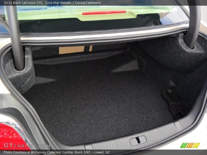  2011 LaCrosse CXS Trunk