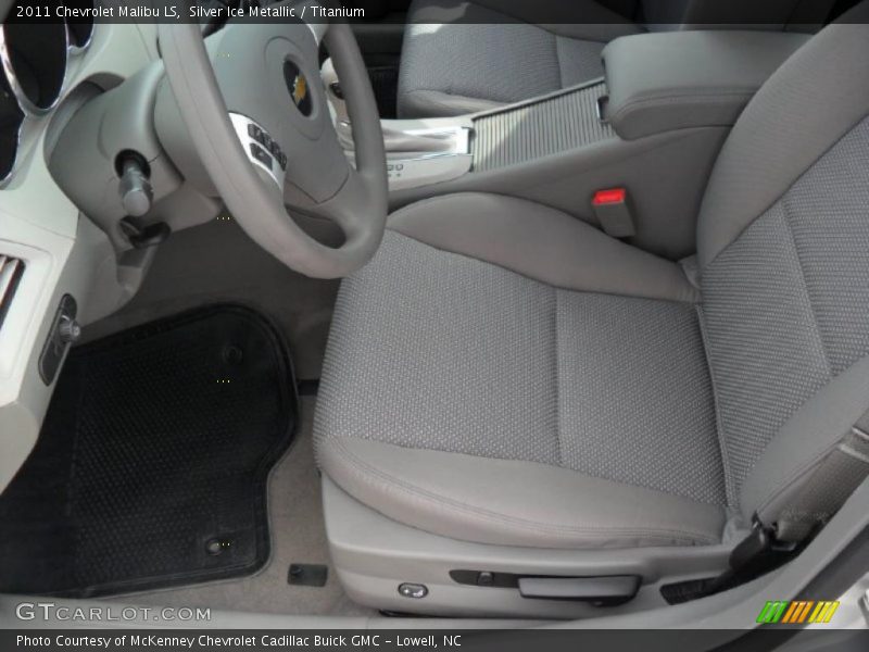 Silver Ice Metallic / Titanium 2011 Chevrolet Malibu LS