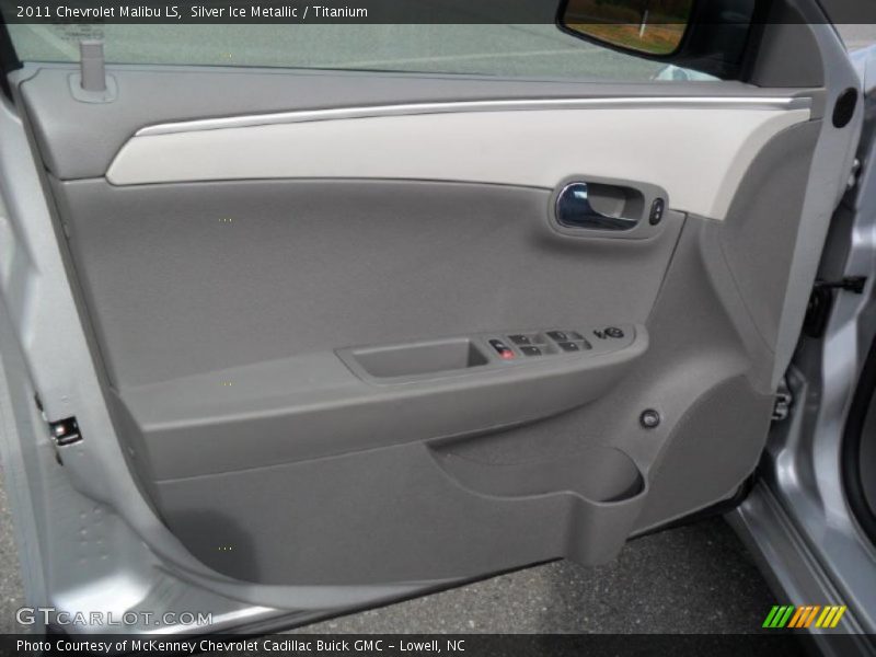 Silver Ice Metallic / Titanium 2011 Chevrolet Malibu LS