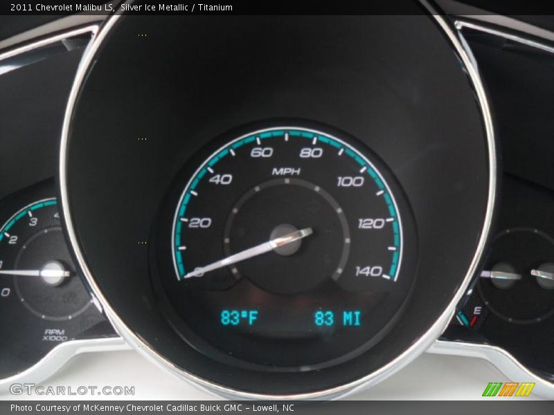 Silver Ice Metallic / Titanium 2011 Chevrolet Malibu LS