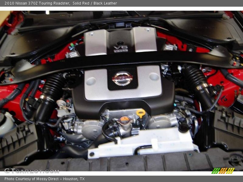 Solid Red / Black Leather 2010 Nissan 370Z Touring Roadster