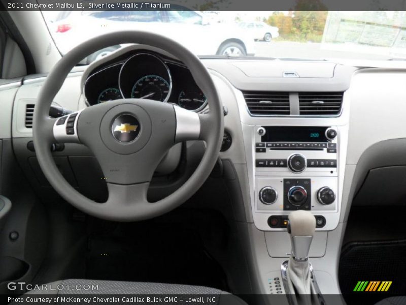 Silver Ice Metallic / Titanium 2011 Chevrolet Malibu LS