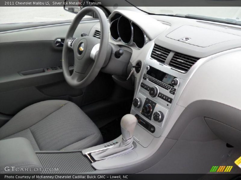 Silver Ice Metallic / Titanium 2011 Chevrolet Malibu LS