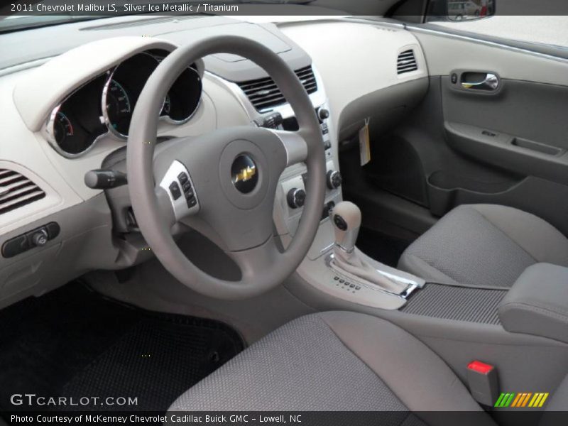 Silver Ice Metallic / Titanium 2011 Chevrolet Malibu LS