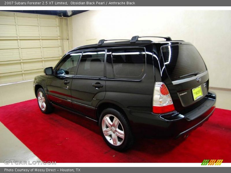 Obsidian Black Pearl / Anthracite Black 2007 Subaru Forester 2.5 XT Limited