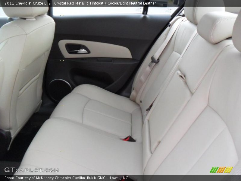 Crystal Red Metallic Tintcoat / Cocoa/Light Neutral Leather 2011 Chevrolet Cruze LTZ