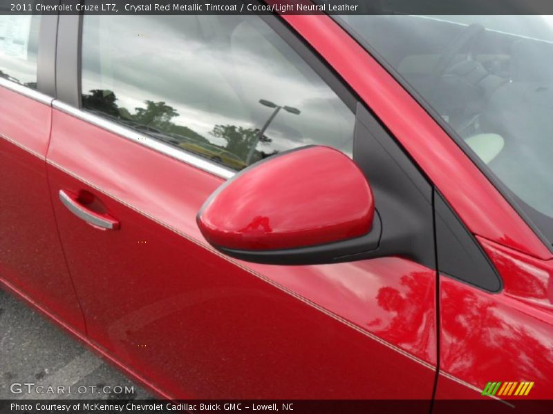 Crystal Red Metallic Tintcoat / Cocoa/Light Neutral Leather 2011 Chevrolet Cruze LTZ