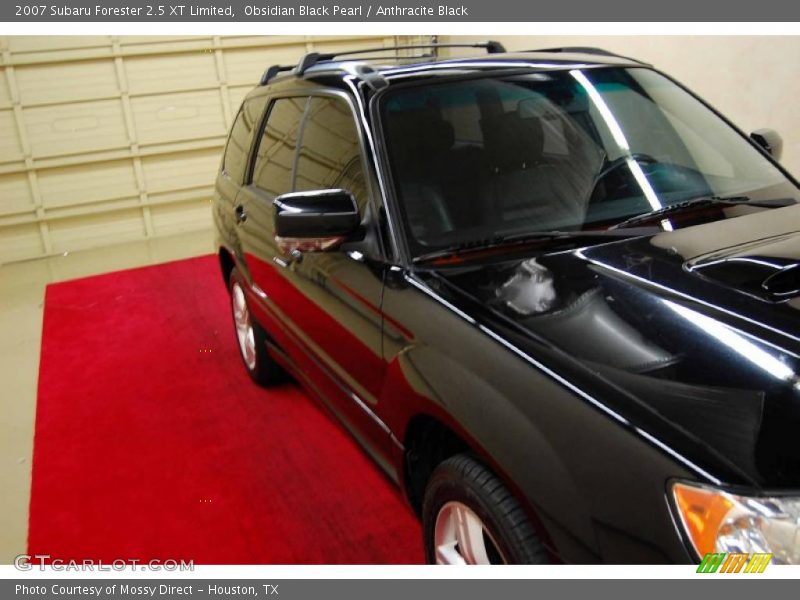Obsidian Black Pearl / Anthracite Black 2007 Subaru Forester 2.5 XT Limited