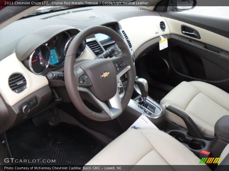 Cocoa/Light Neutral Leather Interior - 2011 Cruze LTZ 