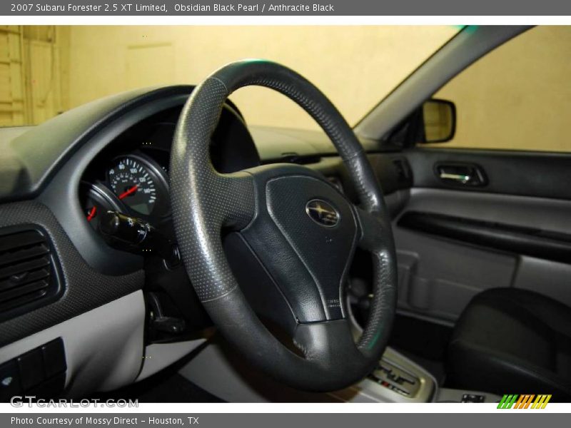 Obsidian Black Pearl / Anthracite Black 2007 Subaru Forester 2.5 XT Limited