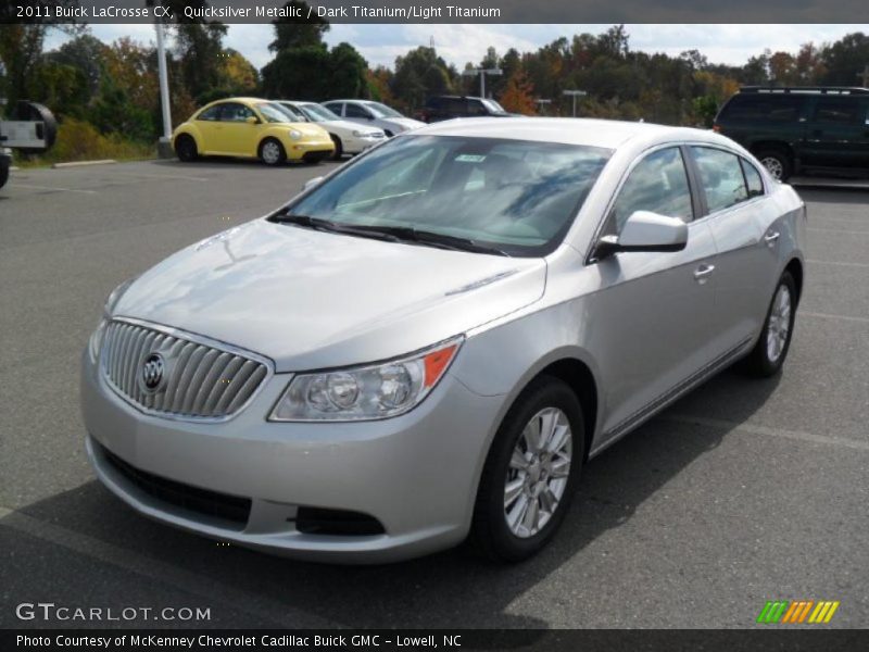 Quicksilver Metallic / Dark Titanium/Light Titanium 2011 Buick LaCrosse CX