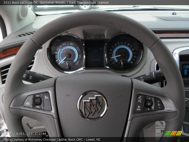 Quicksilver Metallic / Dark Titanium/Light Titanium 2011 Buick LaCrosse CX