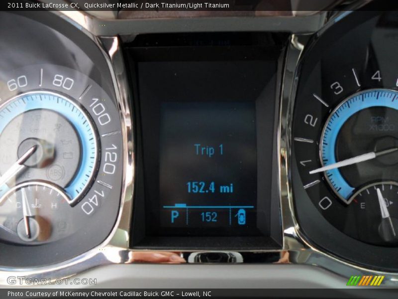 Quicksilver Metallic / Dark Titanium/Light Titanium 2011 Buick LaCrosse CX