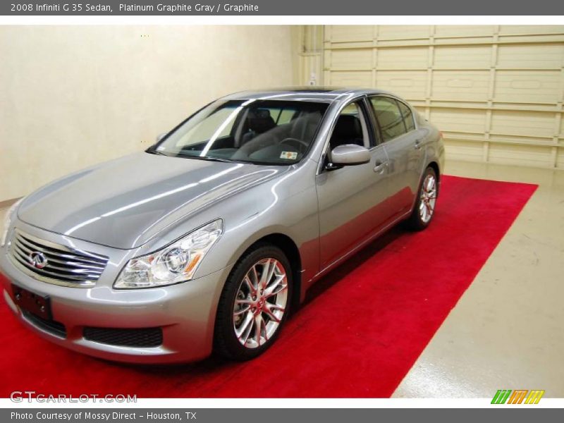 Platinum Graphite Gray / Graphite 2008 Infiniti G 35 Sedan