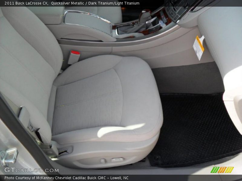 Quicksilver Metallic / Dark Titanium/Light Titanium 2011 Buick LaCrosse CX