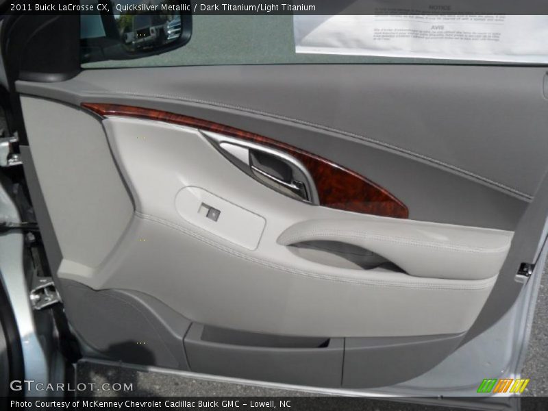 Quicksilver Metallic / Dark Titanium/Light Titanium 2011 Buick LaCrosse CX