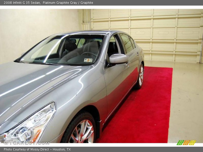 Platinum Graphite Gray / Graphite 2008 Infiniti G 35 Sedan