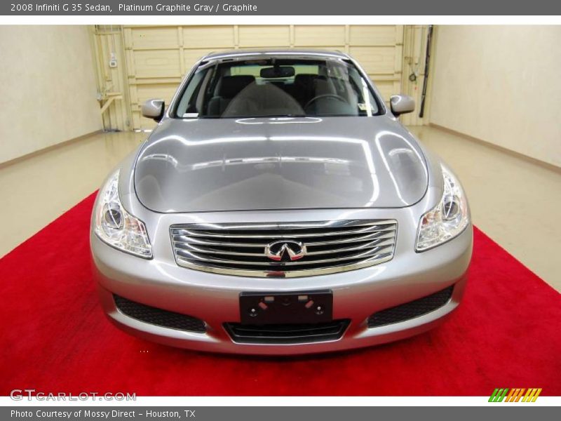 Platinum Graphite Gray / Graphite 2008 Infiniti G 35 Sedan