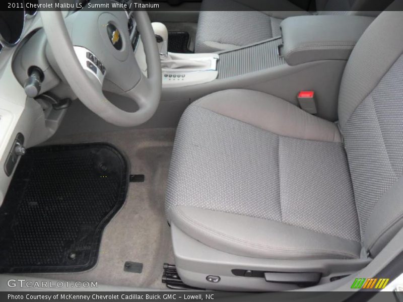 Summit White / Titanium 2011 Chevrolet Malibu LS
