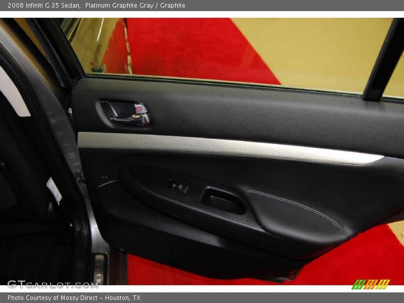 Platinum Graphite Gray / Graphite 2008 Infiniti G 35 Sedan