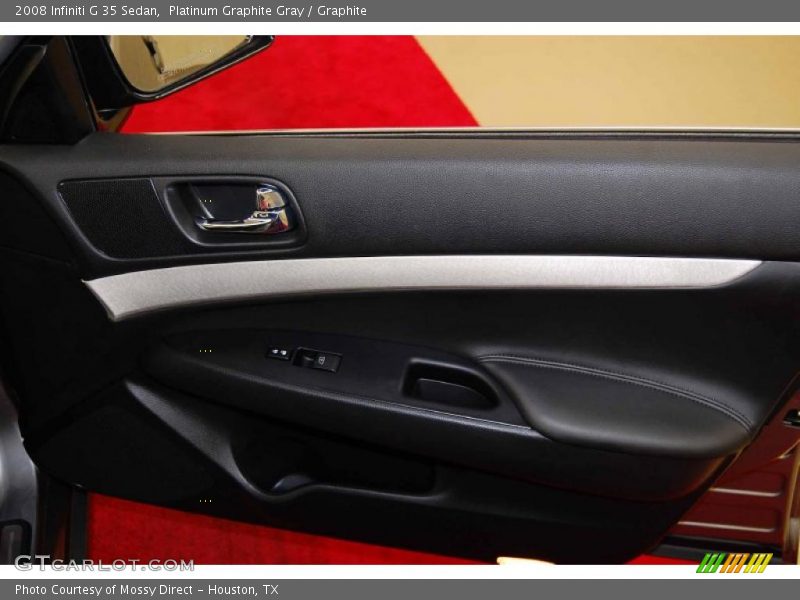 Platinum Graphite Gray / Graphite 2008 Infiniti G 35 Sedan