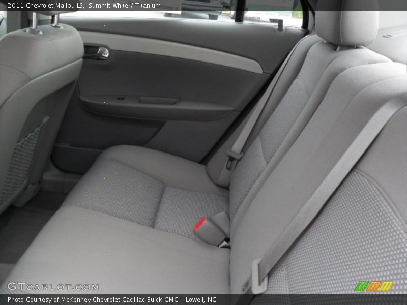Summit White / Titanium 2011 Chevrolet Malibu LS