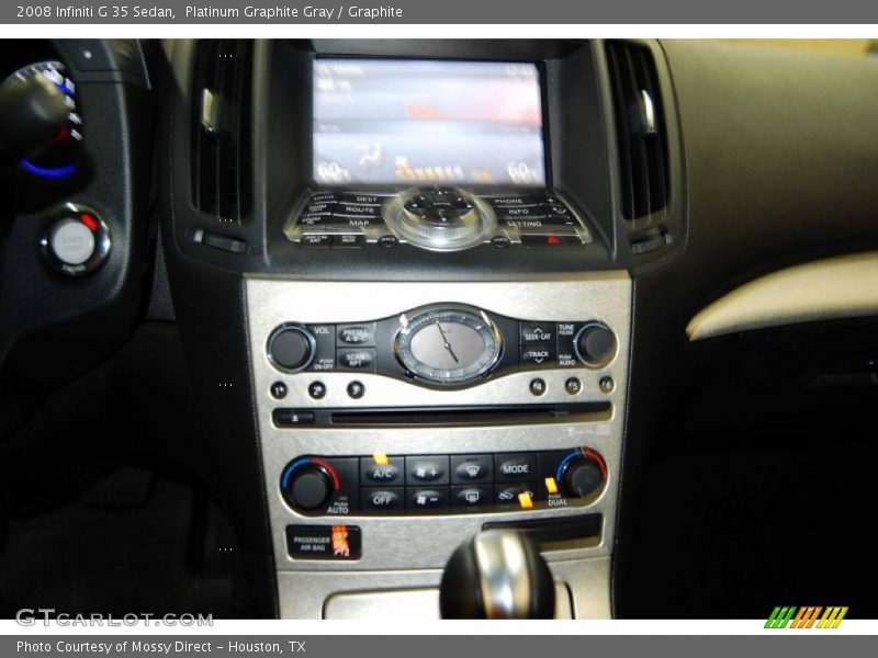 Platinum Graphite Gray / Graphite 2008 Infiniti G 35 Sedan