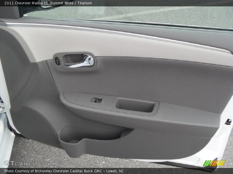 Summit White / Titanium 2011 Chevrolet Malibu LS