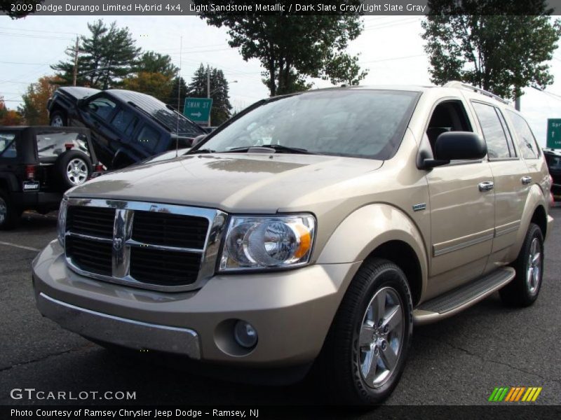 Light Sandstone Metallic / Dark Slate Gray/Light Slate Gray 2009 Dodge Durango Limited Hybrid 4x4
