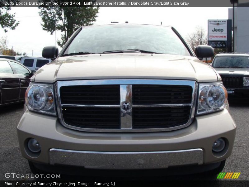 Light Sandstone Metallic / Dark Slate Gray/Light Slate Gray 2009 Dodge Durango Limited Hybrid 4x4