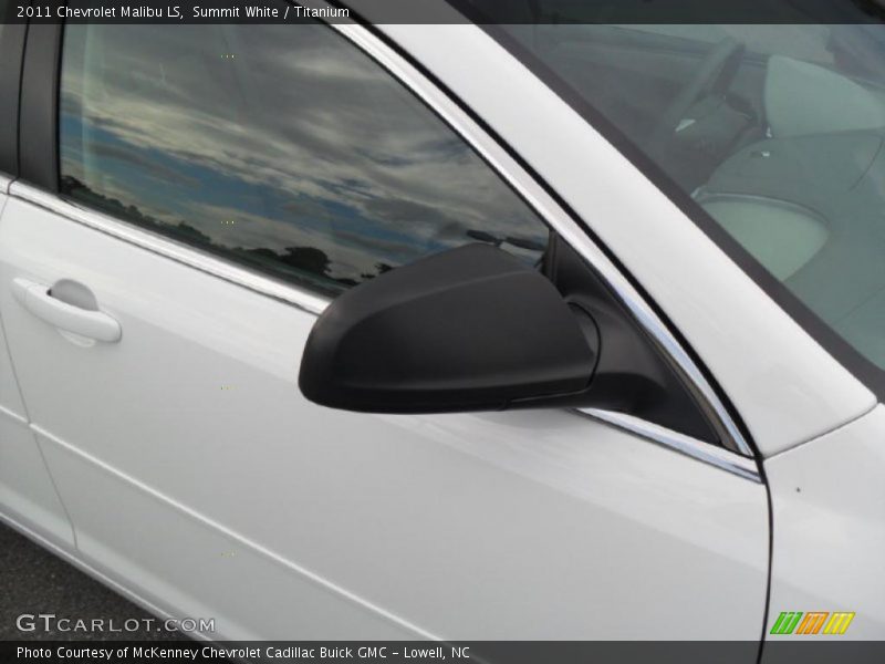 Summit White / Titanium 2011 Chevrolet Malibu LS