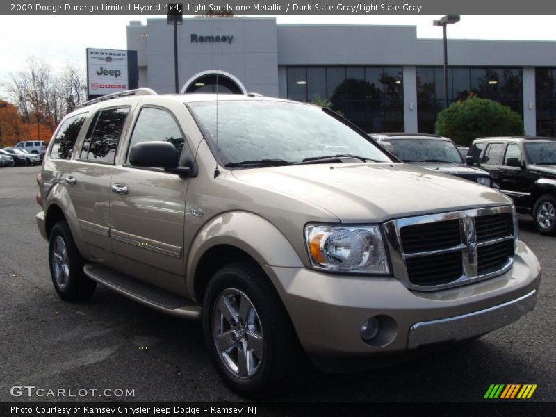 Light Sandstone Metallic / Dark Slate Gray/Light Slate Gray 2009 Dodge Durango Limited Hybrid 4x4
