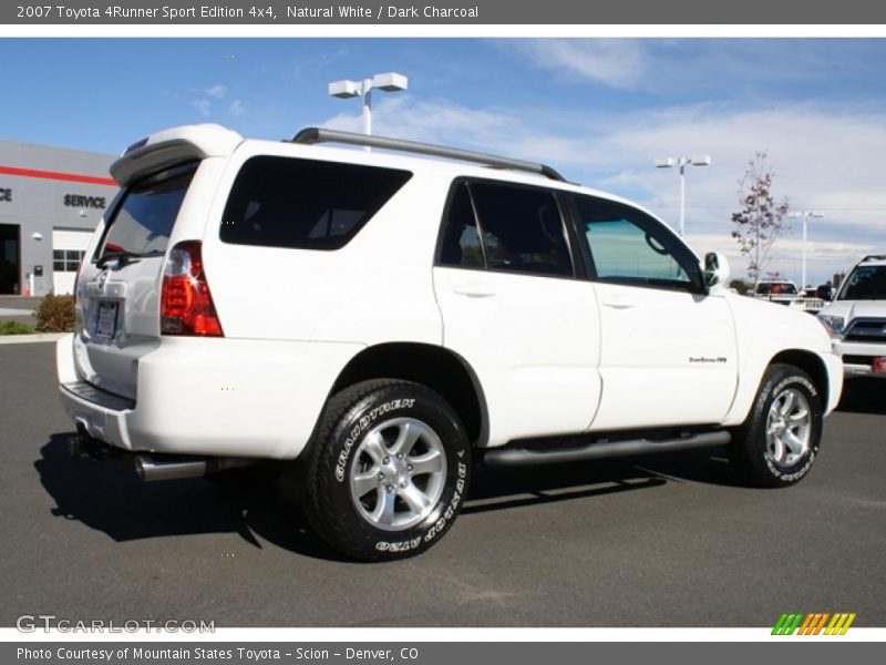 Natural White / Dark Charcoal 2007 Toyota 4Runner Sport Edition 4x4