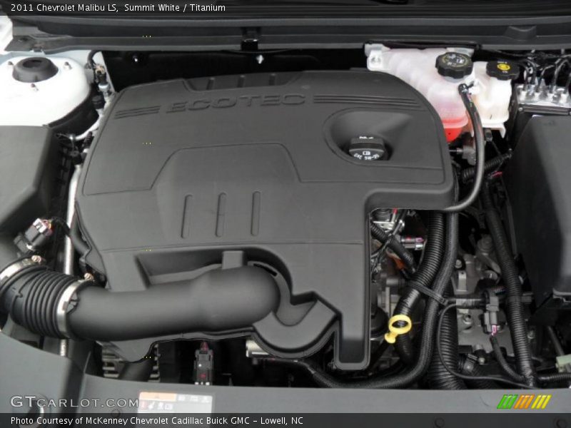 Summit White / Titanium 2011 Chevrolet Malibu LS