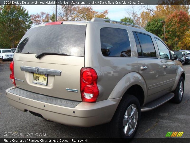 Light Sandstone Metallic / Dark Slate Gray/Light Slate Gray 2009 Dodge Durango Limited Hybrid 4x4