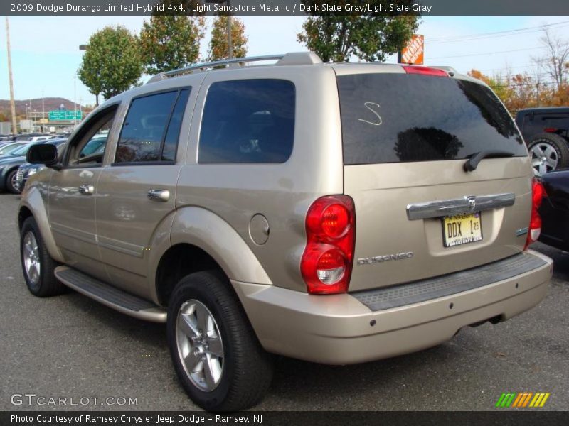 Light Sandstone Metallic / Dark Slate Gray/Light Slate Gray 2009 Dodge Durango Limited Hybrid 4x4